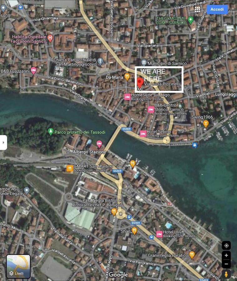 La Casa Di Cate Apartment Sarnico Bagian luar foto